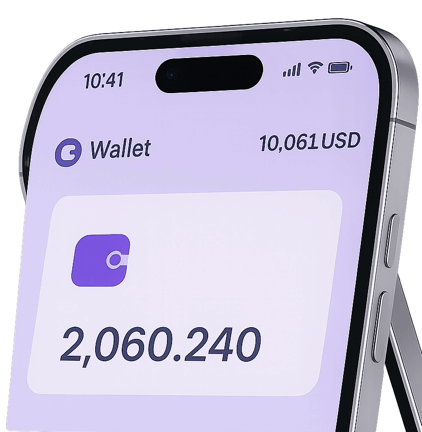 Crypto Wallet on Phone